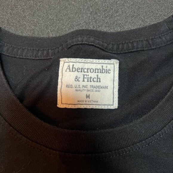 Abercrombie & Fitch Black 1892 Moose Logo Graphic T-Shirt Men’s Size M - Picture 3 of 6